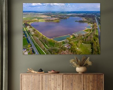 The lake, De Zomerdel, near Geestmerambacht by Michel Sjollema