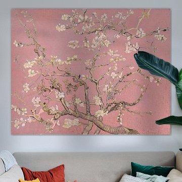 Almond blossom by Vincent van Gogh (pink) by Masters Revisited