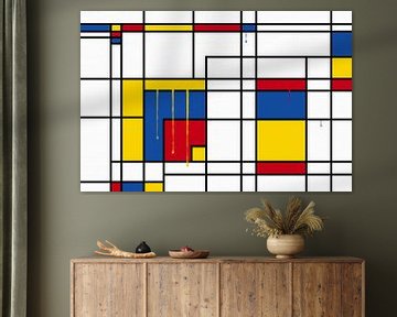 Piet Mondrian gouttes