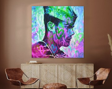 Motiv Jean - Love Pop Art 01 van Team W 32 Gallery