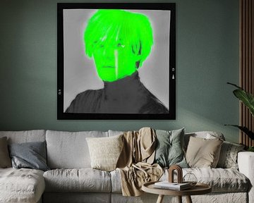 Motiv Porträt - Andy Warhol - Overdosis Neon Film Cut von Felix von Altersheim