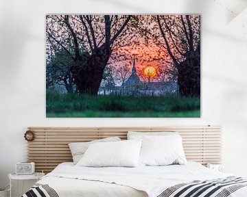 Sonnenaufgang über Schoonhoven von Rossum-Fotografie
