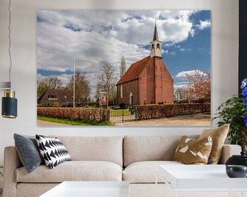 Kerk Lettelbert in de provincie Groningen van R Smallenbroek