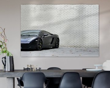 Lamborghini Gallardo in Schwarz von Sjoerd van der Wal Fotografie