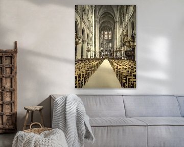 Interieur van de Notre Dame