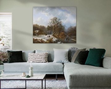 Winterlandschaft, Barend Cornelis Koekkoek