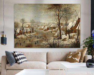 Winterlandschap met vogelval, Pieter Brueghel de Jonge