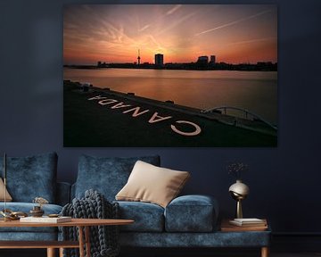 Skyline Rotterdam - Euromast van Fotografie Ploeg