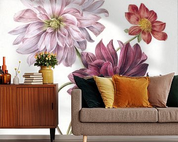 Dahlias, Willem Hekking (I) - 1835