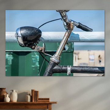 Vieux vélo à la côte, Scheveningen