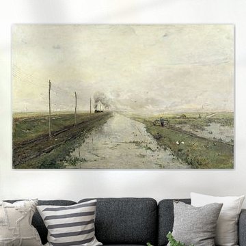 Landschap met een trein, Paul Joseph Constantin Gabriël