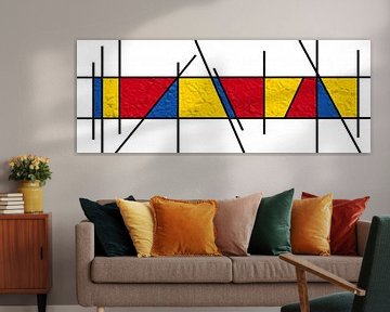 Papier de style Piet Mondrian