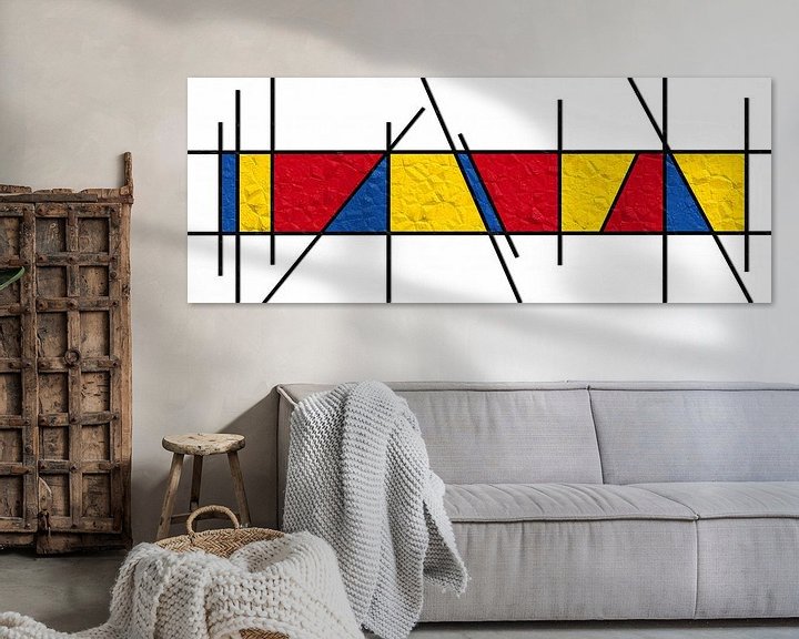 Beispiel: Piet Mondrian Art-Papier von Marion Tenbergen