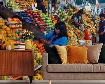 Market in Arequipa, Peru South America by Martin Stevens