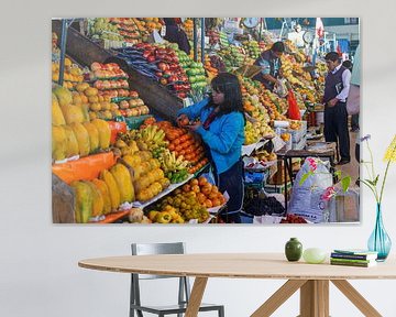 Market in Arequipa, Peru South America by Martin Stevens