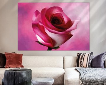 Painting of a rose by Tanja Udelhofen