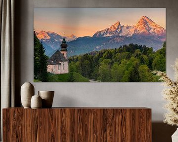 Maria Gern, Berchtesgaden, Bavière, Allemagne sur Henk Meijer Photography