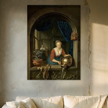 Servante à la fenêtre, Gerard Dou