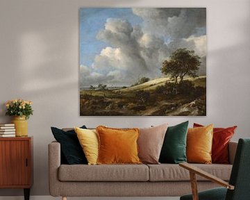 Ein Maisfeld mit der Zuiderzee im Hintergrund, Jacob Isaacksz. van Ruisdael