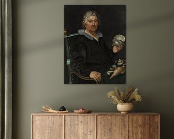 Portret van Jan Govertsen van der Aer, Hendrick Goltzius
