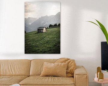 Einsame Hütte in den Dolomiten von albert roams