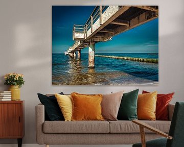 Old Sea Bridge in Koserow on Usedom by Max Steinwald