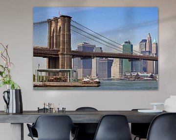 MANHATTAN SKYLINE & BROOKLYN BRIDGE