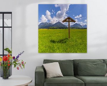 Field cross, Allgäu, Bavaria by Walter G. Allgöwer