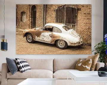Porsche 356 vintage sportwagen met veel patina van Sjoerd van der Wal Fotografie
