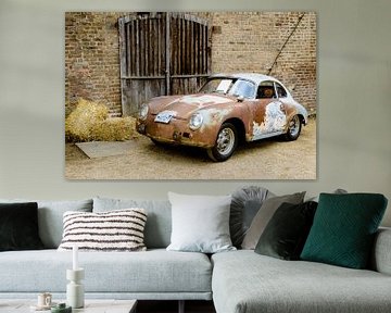 Porsche 356 sportwagen schuurvondst met veel patina van Sjoerd van der Wal Fotografie