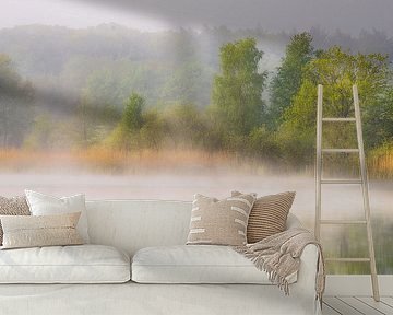 Relaxing lake scène