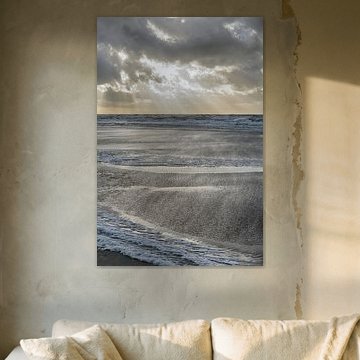 Rugged sea from Egmond beach