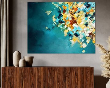 Autumn Textures 6 van MK Abstrakt