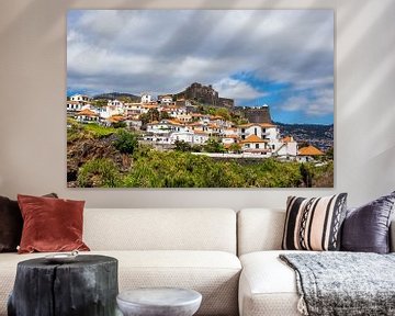 View to the city Funchal on the island Madeira, Portugal van Rico Ködder