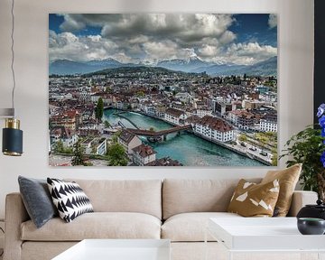 Skyline von Luzern von Ilya Korzelius