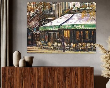 Jean - Les Deux Magots Café Parijs von Branko Kostic