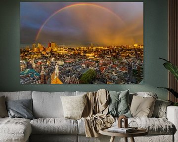 Regenbogen über Den Haag von Original Mostert Photography