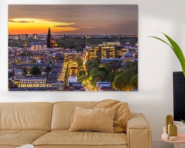 The Hague City Skyline by Original Mostert Photography