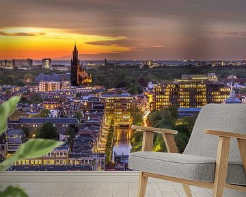 The Hague City Skyline by Original Mostert Photography