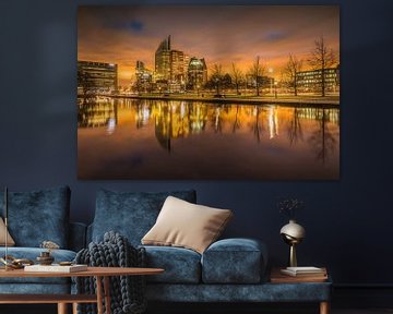 Skyline der Stadt Den Haag von Original Mostert Photography