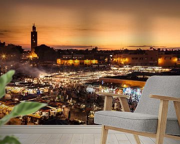 Marrakech, Djemaa el Fna... van Jan Schuler