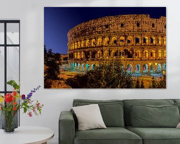 Colosseum Rome Cartoon style sur Rene Ladenius Digital Art