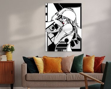 Example of the artwork in a room