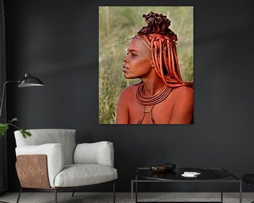 Himba vrouw van Jan van Reij