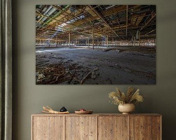 Urbex-foto van verlaten autofabrikantenfabriek van Patrick Beukelman