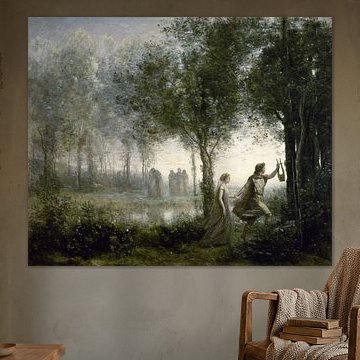 Orpheus leidt Eurydice uit de onderwereld, Jean-Baptiste-Camille Corot