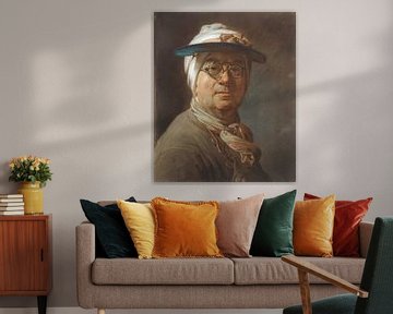 Zelfportret met bril, Jean Siméon Chardin