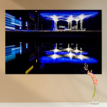 Moderne unbemannte Tankstelle von NXT