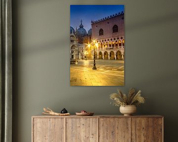 Venetië - Basiliek van San Marco & Dogepaleis in het Blauwe Uur