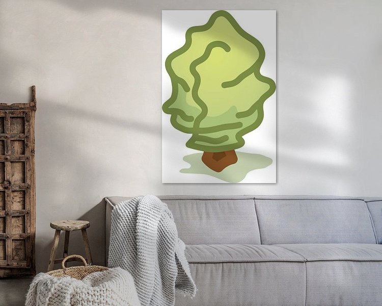 Example of the artwork in a room